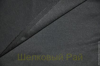 Хлопок с эластаном черный (в-52)