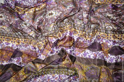 Шелковый муслин "Восточный узор" (1.17"а")