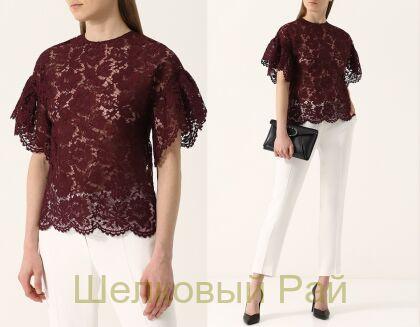 Кружевное полотно дизайн "Valentino" (д-445)