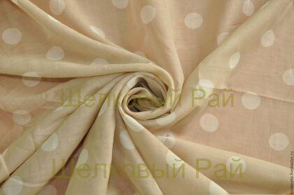 Батист хлопковый "Горохи" (ж-24)