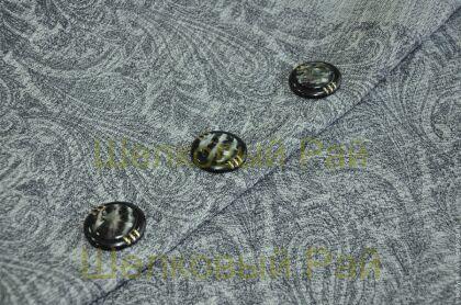 Пуговица пришивная Цвет Черный с перламутром