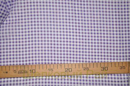 Хлопковый батист "Клеточка"