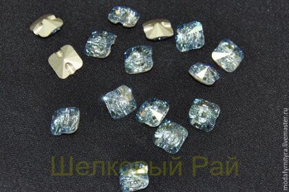 Пуговицы пришивные SWAROVSKI Цвет Серо-голубой
