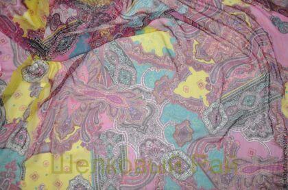 Креш шифон шелковый "ETRO" (а-123)