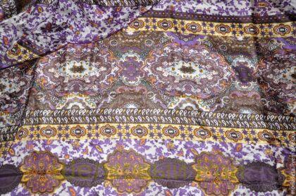 Шелковый муслин "Восточный узор" (1.17"а")