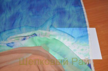 Шифон-шелк деграде (д-619)