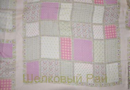 Крэш шифон шелковый "Daniela Gregis" в розовых тонах (м)