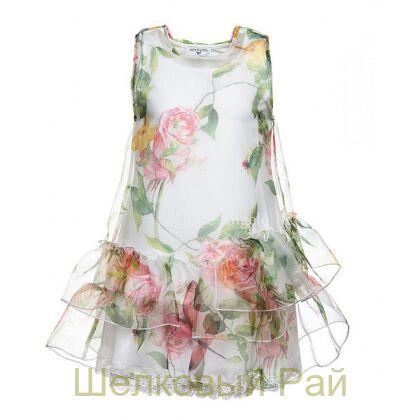 Органза шелковая "Gai Mattiolo" (д-149)