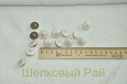 Пуговица пришивная с эмалью (легкая 17 мм.)