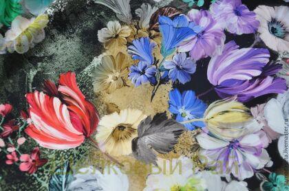 Крепдешин шелковый "Blugirl" (в-166)