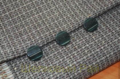 Пуговицы пришивные Италия - цвет темно - зеленый (007)