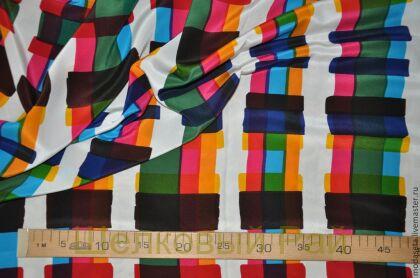 Крепдешин шелковый "Emilio Pucci" (ж-125)