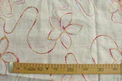 Лен с вышивкой "Blugirl" (д-22)