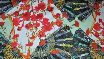 Жаккард с веерами "Dolce & Gabbana" (в-316)