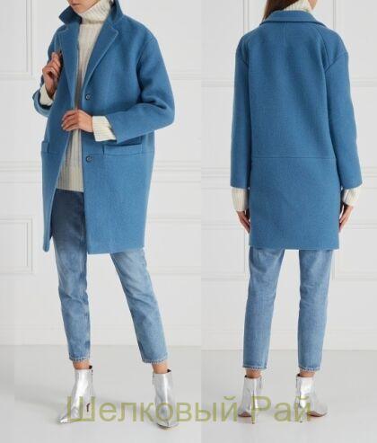 Шерсть "Loro Piana" Цвет темно - голубой д-52