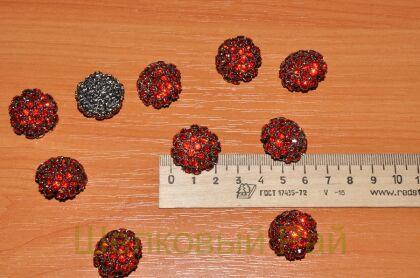 Пуговицы декоративные со стразами (22932/36;11)