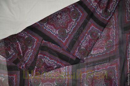 Крэш шифон шелковый "ETRO" (1,3"а")