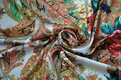 Шелк атласный (купоны) (а-228)