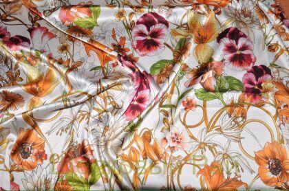 Шелк атласный "Ferretti" (б-256)