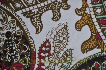 Трикотаж вискозный подписной "Just Cavalli" (д-21)