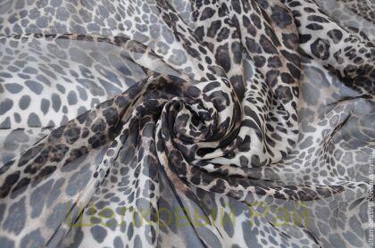 Шелковый шифон "Леопард"