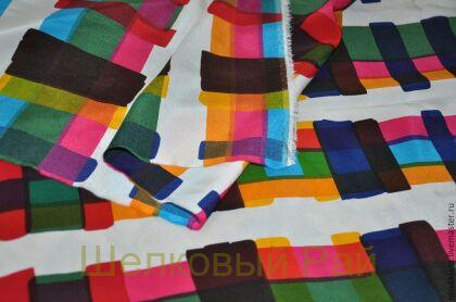 Крепдешин шелковый "Emilio Pucci" (ж-125)