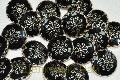 Пуговица пришивная пластиковая (легкая 25 мм.)