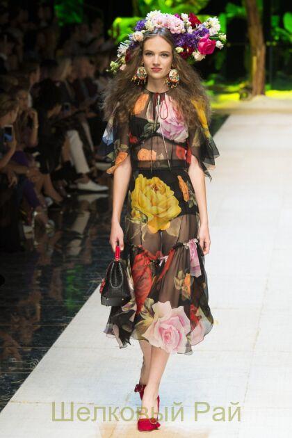 Шифон шелк "Dolce&Gabbana" (д-939)