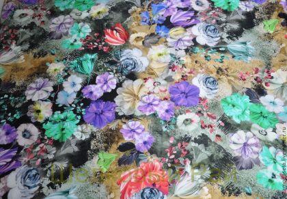 Крепдешин шелковый "Blugirl" (в-166)