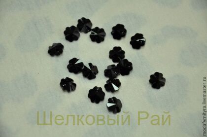 Пуговицы пришивные SWAROVSKI Цвет Черный