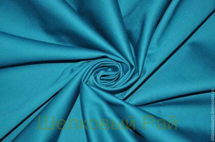 Хлопок сатиновый (цвет зеленый) (д-16)