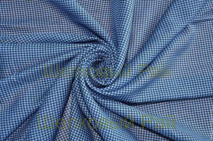 Батист шелковый "Cividini" цвет синий (в-5)