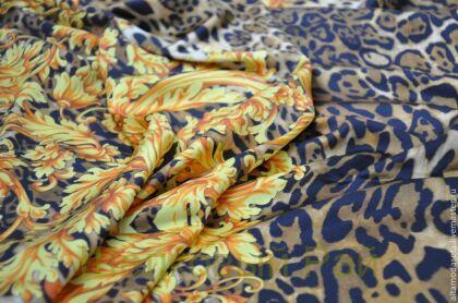 Шелк натуральный с эластаном "Versace"