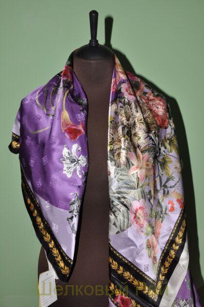 Платок шелковый атласный (д-625)