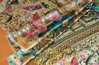 Атласный шелк "Stella Jean" (г-103)