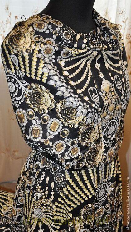 Вискоза плательная "Драгоценности" (в-21)