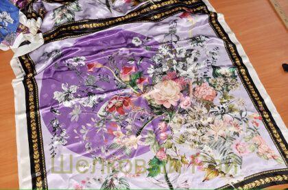 Платок шелковый атласный (д-625)