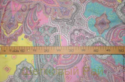 Креш шифон шелковый "ETRO" (а-123)