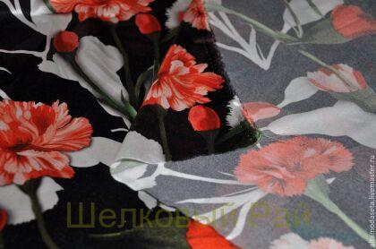 Шелк атласный "Dolce&Gabbana" (в-184)