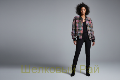 Ткань хлопковая Шанель (Chanel) с люрексом из Франции (д-1467)