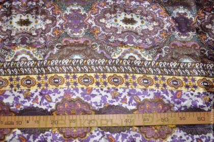 Шелковый муслин "Восточный узор" (1.17"а")