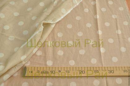 Батист хлопковый "Горохи" (ж-24)