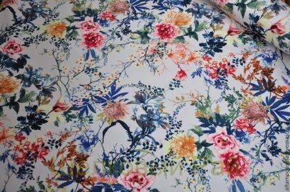 Хлопок стрейч джинсовый (в-127)