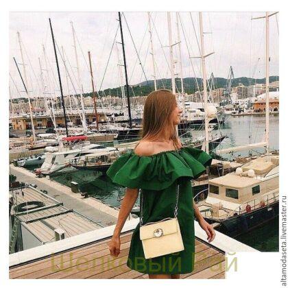 Хлопок сатиновый (цвет зеленый) (д-16)