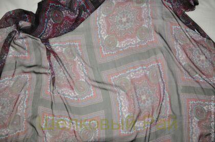 Крэш шифон шелковый "ETRO" (1,3"а")