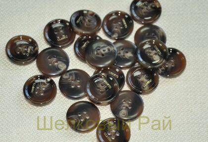 Пуговицы коричневые Classic