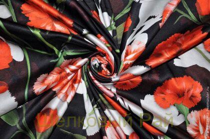 Шелк атласный "Dolce&Gabbana" (в-184)