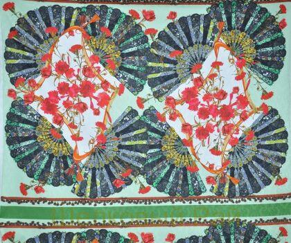 Жаккард с веерами "Dolce & Gabbana" (в-316)