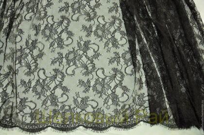 Кружево "Solstiss" Цвет черный в-27