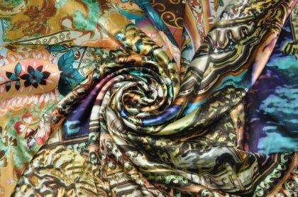 Атласный шелк "Stella Jean" (г-103)